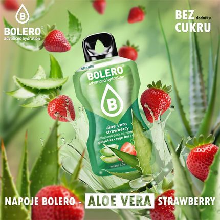 Bolero Aloe Vera Truskawka 12x9g - zdjęcie 2