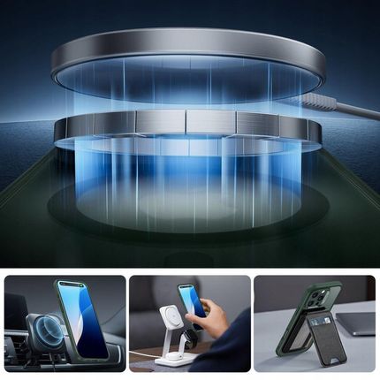 Esr Etui Na Iphone 2024 Pro Max 5 W 1 Zestaw Matowe Ochronne Z Osłoną Ekranu I Obiektywem Aparatu Kompatybilny Magsafe Ochrona Klasy Wojsk - zdjęcie 5