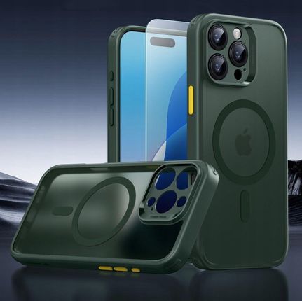 Esr Etui Na Iphone 2024 Pro Max 5 W 1 Zestaw Matowe Ochronne Z Osłoną Ekranu I Obiektywem Aparatu Kompatybilny Magsafe Ochrona Klasy Wojsk - zdjęcie 3