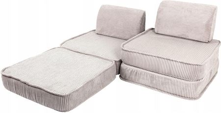 Meowbaby Pocket Sofa Basic Aesthetic Ecru - zdjęcie 5