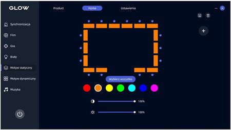 Spacetronik Oświetlenie na tył monitora LED Glow Three 27