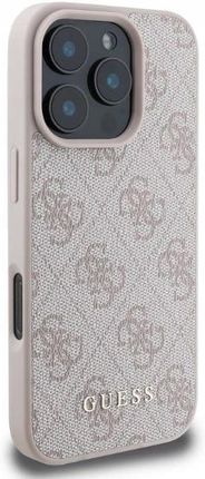 Guess Etui 4G Classic Do Apple Iphone 16 Pro Max Różowy - zdjęcie 4