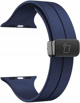 Silikonowy pasek Bizon Strap Watch Silicone do Apple Watch 38/40/41mm, granatowy - zdjęcie 3