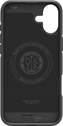 Spigen Etui Core Armor Mag Magsafe Do Apple Iphone 16 Czarny Matowy - zdjęcie 3