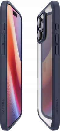 Spigen Etui Ultra Hybrid Do Apple Iphone 16 Pro Przezroczysto-Granatowy - zdjęcie 4