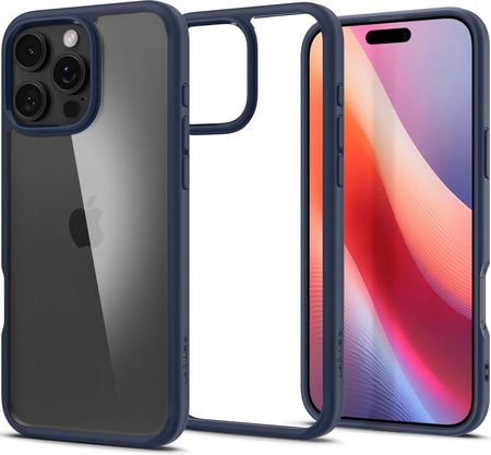 Spigen Etui Ultra Hybrid Do Apple Iphone 16 Pro Przezroczysto-Granatowy - zdjęcie 6