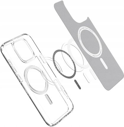 Spigen Etui Ultra Hybrid Mag Magsafe Do Apple Iphone 16 Pro Max Biały - zdjęcie 5