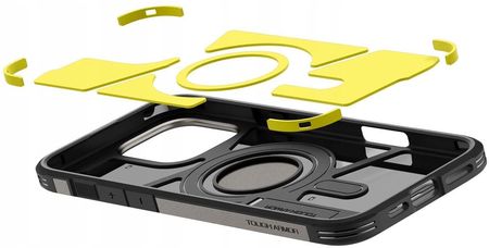 Spigen Etui Tough Armor Mag Magsafe Do Apple Iphone 16 Pro Szary - zdjęcie 5
