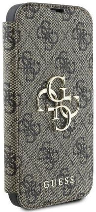 Guess Gubkp16S4Gmgbr Iphone 16 6 1 Brązowy Brown Book 4G Metal Logo - zdjęcie 5