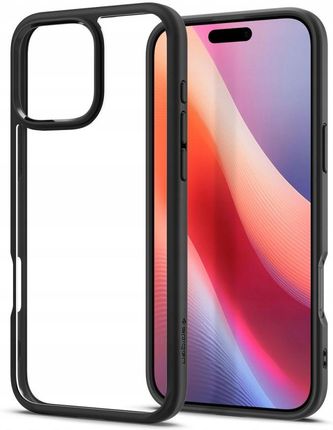 Spigen Ultra Hybrid Iphone 16 Pro Matte Black Czarny Acs08125 - zdjęcie 4