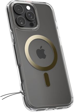 Spigen Etui Ultra Hybrid Mag Do Magsafe Iphone 16 Pro Przezroczysto Złote - zdjęcie 3