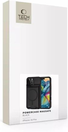 4Kom Pl Etui Powerbank Powercase Magsafe 7000 Mah Do Iphone 16 Pro Black - zdjęcie 5