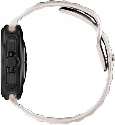 Bizon Silikonowy Pasek Strap Watch Silicone Do Galaxy Ultra 47 Mm Jasnobeżowy - zdjęcie 4