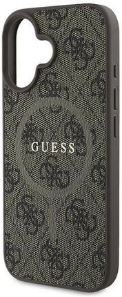 Guess Guhmp16Mg4Gfrw Iphone 16 Plus 6 7 Quot; Brązowy Brown Hardcase 4G Ring Classic Logo Magsafe - zdjęcie 5