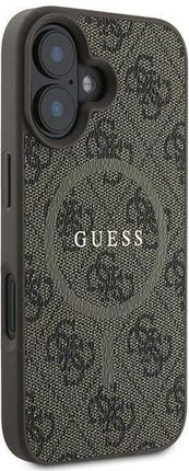 Guess Guhmp16Mg4Gfrw Iphone 16 Plus 6 7 Quot; Brązowy Brown Hardcase 4G Ring Classic Logo Magsafe - zdjęcie 3