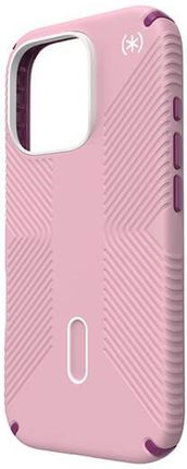 Speck Presidio2 Grip Clicklock Magsafe Etui Iphone 16 Pro Wednesday Pink Boysenberry Purple White - zdjęcie 5