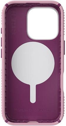 Speck Presidio2 Grip Clicklock Magsafe Etui Iphone 16 Pro Wednesday Pink Boysenberry Purple White - zdjęcie 3