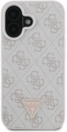 Guess Guhcp16Sp4Tdscpp Iphone 16 6 1 Różowy Pink Hardcase Leather Metal Logo Strass Crossbody - zdjęcie 5