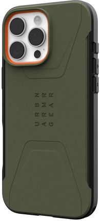 Uag Etui Civilian Magsafe Do Apple Iphone 16 Pro Max Oliwkowy - zdjęcie 2