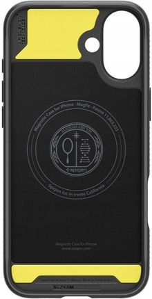Spigen Etui Rugged Armor Mag Magsafe Do Apple Iphone 16 Plus Czarny Mat - zdjęcie 6