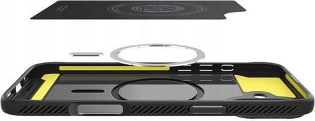 Spigen Etui Rugged Armor Mag Magsafe Do Apple Iphone 16 Plus Czarny Mat - zdjęcie 5