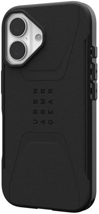 Uag Etui Civilian Magsafe Do Apple Iphone 16 Czarny - zdjęcie 3