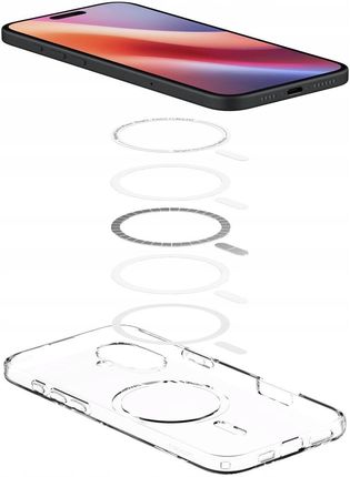 Spigen Etui Liquid Crystal Mag Magsafe Do Apple Iphone 16 Plus Przezroczysty - zdjęcie 4