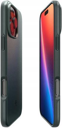 Spigen Etui Thin Fit Mag Do Magsafe Iphone 16 Pro Zielone - zdjęcie 4
