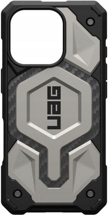 Urban Armor Gear Etui Pancerne Monarch Pro Mag Do Magsafe Iphone 16 Pro Tytanowo Czarne Z Włóknem Węglowym - zdjęcie 4