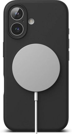 Ringke Etui Do Iphone 16 Silicone Magnetic Magsafe Czarne - zdjęcie 2