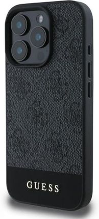 Guess Etui Hardcase 4G Bottom Stripe Do Iphone 16 Pro Max, Szare - zdjęcie 3