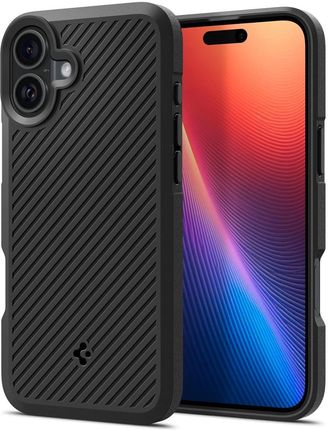 Spigen Etui Core Armor Do Apple Iphone 16 Czarny Matowy - zdjęcie 2