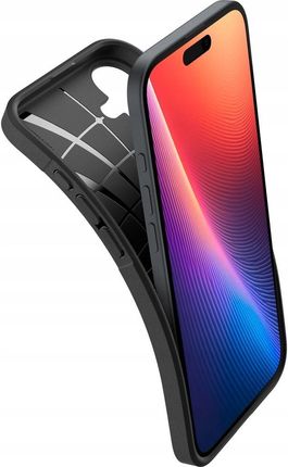 Spigen Etui Core Armor Do Apple Iphone 16 Czarny Matowy - zdjęcie 6
