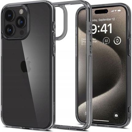 Spigen Etui Ultra Hybrid Do Apple Iphone 16 Pro Max Przezroczysto-Srebrny - zdjęcie 2