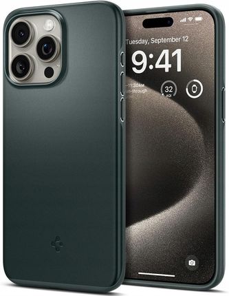 Spigen Etui Thin Fit Mag Magsafe Do Apple Iphone 16 Pro Max Zielony - zdjęcie 4