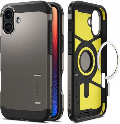Spigen Etui Tough Armor Mag Magsafe Do Apple Iphone 16 Szary - zdjęcie 5