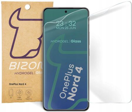 Bizon Ochronna Folia Hydrożelowa Do Oneplus Nord 4 Powłoka Na Ekran 2 Szt - zdjęcie 3