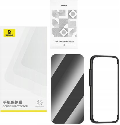 Baseus Szkło Hartowane Ochronne Prywatyzujące Do Iphone 14 Plus Aplikator - zdjęcie 6