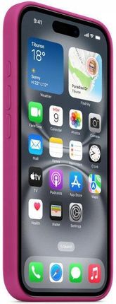 Apple Silikonowe Etui Magsafe Do Iphone 16 Plus Żywy Róż Szybka Bezpieczna Dostawa Lub Możliwość - zdjęcie 3