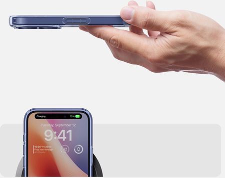 Spigen Etui Ultra Hybrid Do Iphone 16 Przezroczysto Niebieskie - zdjęcie 3