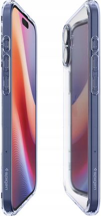 Spigen Etui Ultra Hybrid Do Iphone 16 Przezroczysto Niebieskie - zdjęcie 4