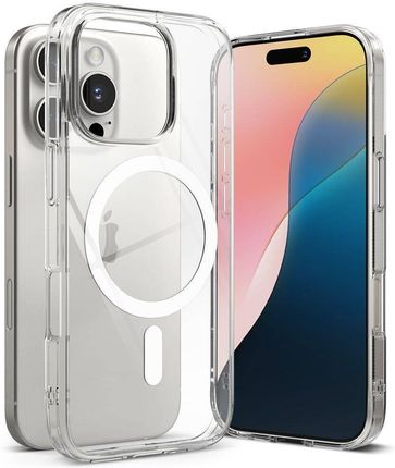Ringke Etui Fusion Magnetic Magsafe Do Apple Iphone 16 Pro Przezroczysty - zdjęcie 6