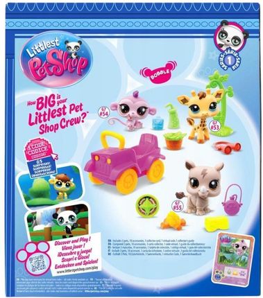 Littlest Pet Shop Zestaw Figurek Safari Lps00524 - zdjęcie 3