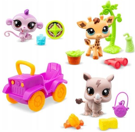 Littlest Pet Shop Zestaw Figurek Safari Lps00524 - zdjęcie 2