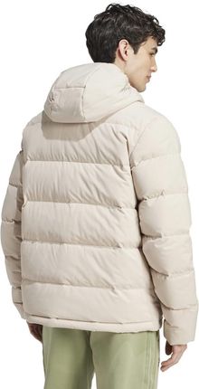 Kurtka z kapturem męska adidas HELIONIC beżowa IZ4702 - zdjęcie 2
