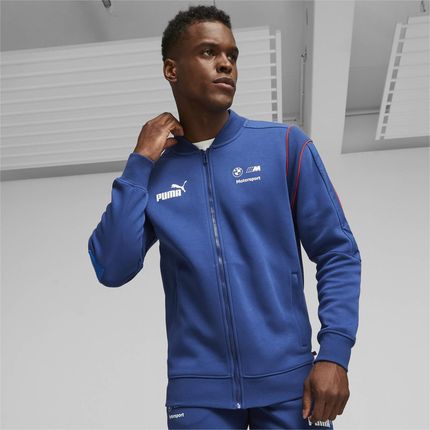 Bluza męska Puma BMW MMS MT7 niebieska 62121304 - zdjęcie 3