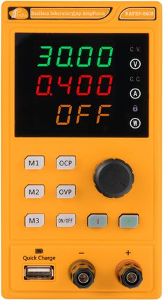 ZASILACZ LABORATORYJNY AMPFORCE RAFEP-6405 64V 5A USB PAMIĘĆ PROGRAMOWALNY - zdjęcie 2