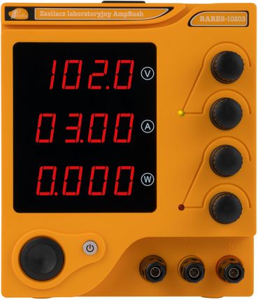 ZASILACZ LABORATORYJNY REGULOWANY PRECYZYJNY ROSFIX AMPRUSH HQ 0-102V 0-3A - zdjęcie 6