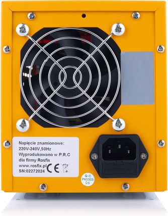 ZASILACZ LABORATORYJNY REGULOWANY PRECYZYJNY ROSFIX AMPRUSH HQ 0-102V 0-3A - zdjęcie 2