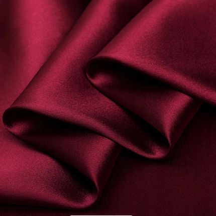 JEDWABNA GUMKA DO WŁOSÓW SCRUNCHIE 100% JEDWAB MORWOWY 22 mm CZERWONY r. L - zdjęcie 3